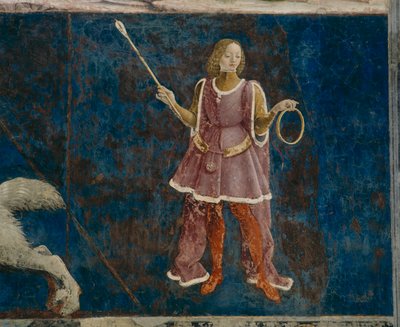 Uno dei tre decani che sovrintendono al mese di marzo, Il Salone dei Mesi, 1470-99 da Francesco del Cossa