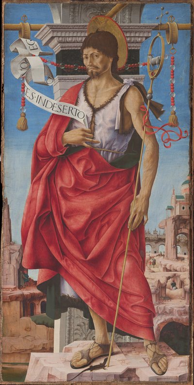 Polittico Griffoni: San Giovanni Battista da Francesco del Cossa