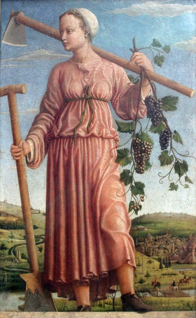 Polimnia, la Musa della poesia sacra da Francesco del Cossa