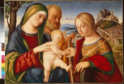 Il matrimonio mistico di Santa Caterina da Francesco di Bernardo de Vecchi Santacroce