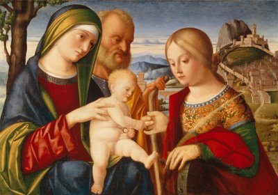 Il matrimonio mistico di Santa Caterina da Francesco di Bernardo de Vecchi Santacroce