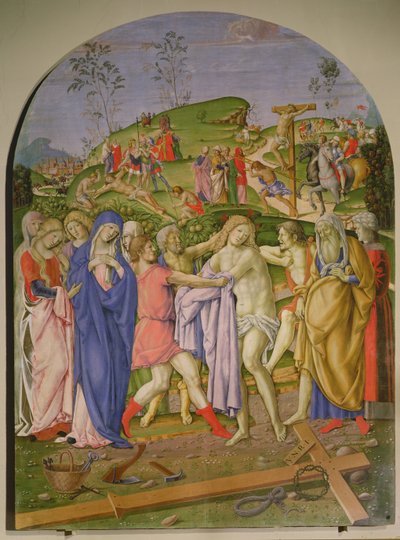Gesù spogliato delle sue vesti da Francesco di Giorgio (attr. to) Martini