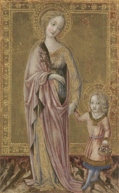 Santa Dorotea e il Bambino Gesù, ca 1460 da Francesco di Giorgio Martini