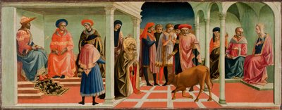 Un miracolo di San Silvestro, 1450s da Francesco di Stefano Pesellino