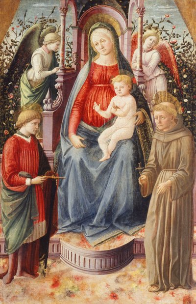 La Madonna e il Bambino con i Santi Giuliano e Francesco da Francesco di Stefano Pesellino