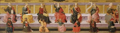 Le sette arti liberali, c. 1450 da Francesco di Stefano Pesellino