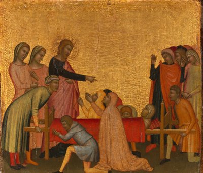 San Giovanni Evangelista resuscita Satheus da Francescuccio Ghissi