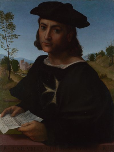 Ritratto di un cavaliere di Rodi da Francesco di Cristofano Franciabigio