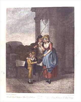 Rotondo e sano, cinque pence a libbra ciliegie Duke, Piatto 8 da "Grida di Londra" da Francis (after) Wheatley