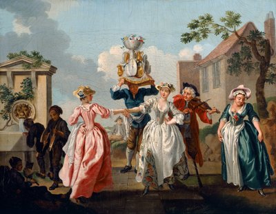 Primo maggio, o Ghirlanda della lattaia, c.1743 da Francis (studio of) Hayman