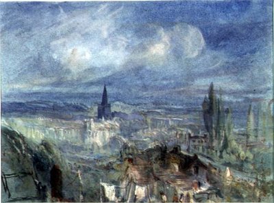 Veduta della città di Bridgewater, Somerset da Francis Abel William Taylor Armstrong