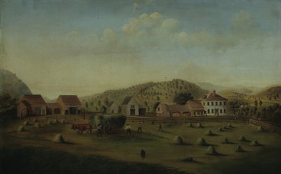 Fattoria Leete, West Claremont, New Hampshire, ca. 1822 da Francis Alexander