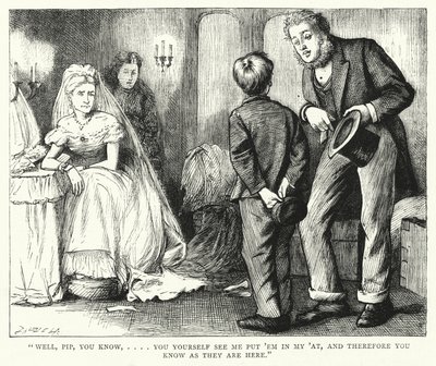Illustrazione per Grandi Speranze di Charles Dickens da Francis Arthur Fraser