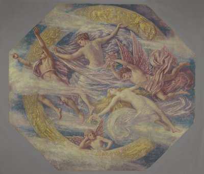 Diana e le sue ancelle tra le costellazioni, c.1894 da Francis Augustus Lathrop