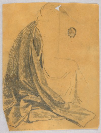 Studio di drappeggio da Francis Augustus Lathrop