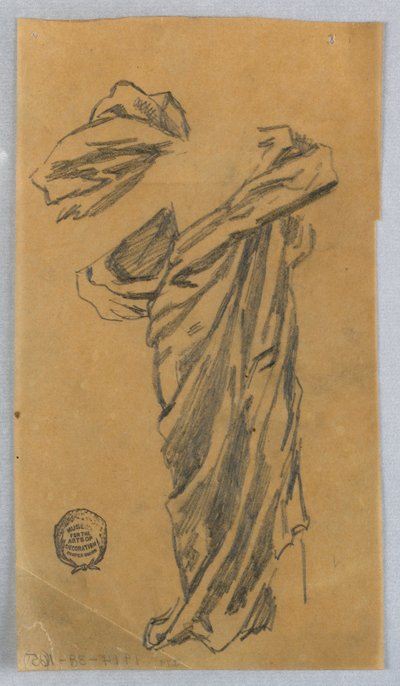 Studio di drappeggio da Francis Augustus Lathrop