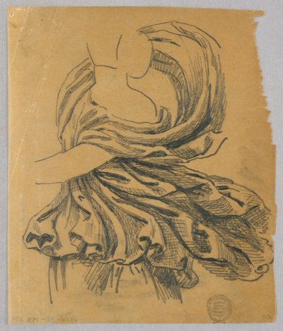 Studio di drappeggio da Francis Augustus Lathrop