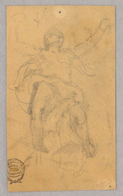 Studio di figura per murale da Francis Augustus Lathrop