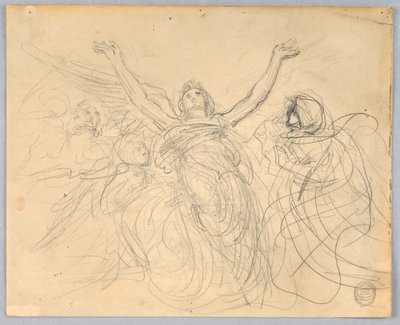 Gruppo di angeli da Francis Augustus Lathrop