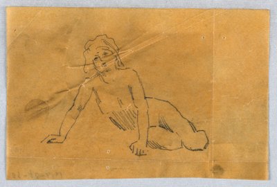 Schizzo per Putto da Francis Augustus Lathrop
