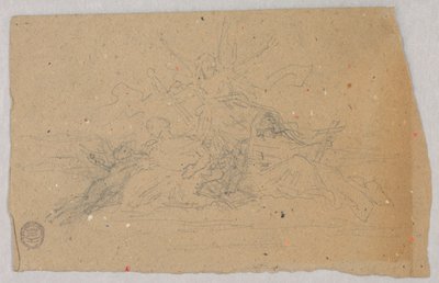 Schizzo di Carità, Fede e Speranza da Francis Augustus Lathrop