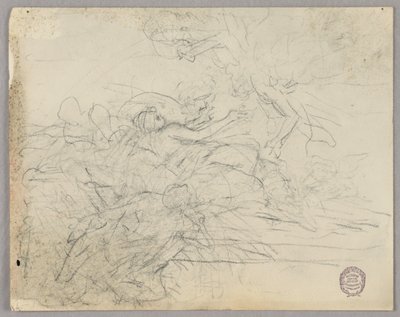 Schizzo di gruppo figurale per l