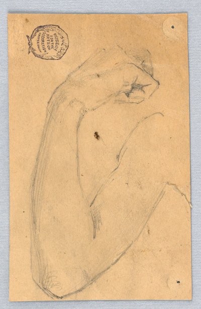 Schizzo del braccio destro da Francis Augustus Lathrop