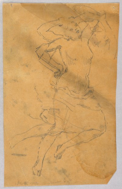 Schizzo di una figura femminile da Francis Augustus Lathrop