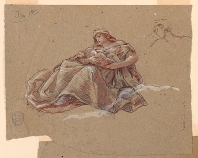 Studio per "Carità", Chiesa di San Bartolomeo, New York, NY da Francis Augustus Lathrop
