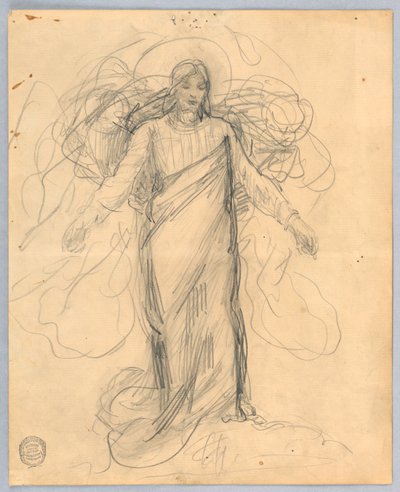 Studio per Cristo, presbiterio di San Bartolomeo, New York da Francis Augustus Lathrop