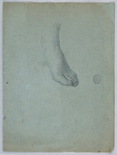 Studio del piede sinistro da Francis Augustus Lathrop