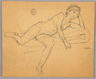Studio di figura nuda da Francis Augustus Lathrop