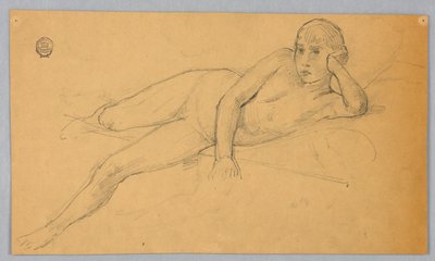 Studio di figura nuda da Francis Augustus Lathrop