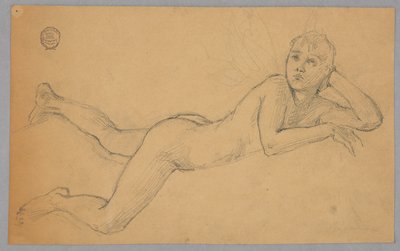 Studio di figura nuda da Francis Augustus Lathrop