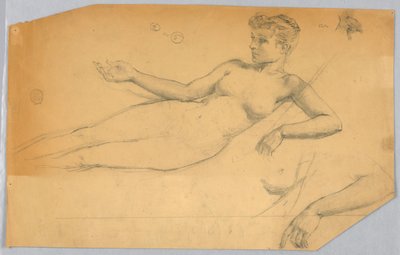 Studio di figura nuda da Francis Augustus Lathrop