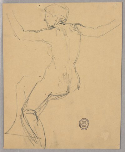 Studio di una Figura Nuda da Francis Augustus Lathrop