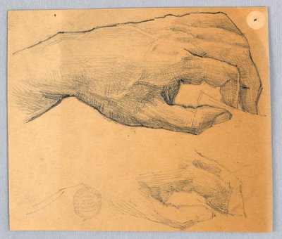 Due studi di una mano da Francis Augustus Lathrop