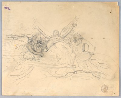 Angeli adoranti da Francis Augustus Lathrop
