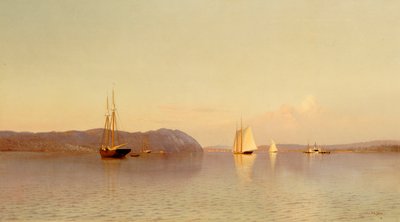 Tardo pomeriggio, Haverstraw Bay da Francis Augustus Silva