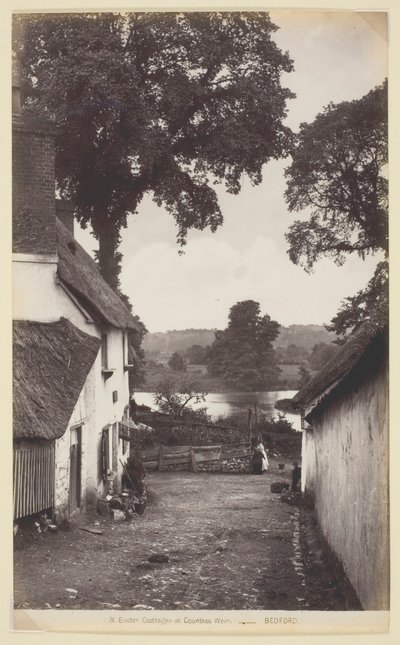 Exeter, cottage a Countess Weir da Francis Bedford