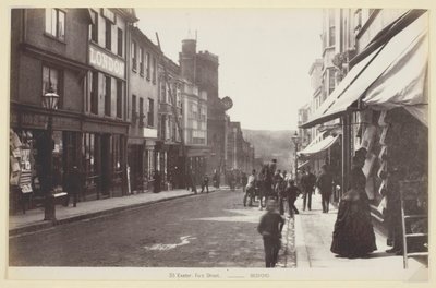 Exeter, Fore Street, 1860-94 da Francis Bedford