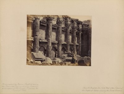 Baalbek - La parete nord dell