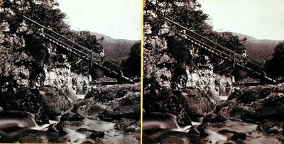 Bettws-y-Coed, Il ponte del minatore da Francis Bedford