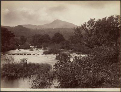 Bettws-y-Coed. Moel Siabod e pietre di guado da Francis Bedford