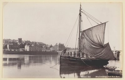 Ponte di Bideford dalla riva del fiume da Francis Bedford