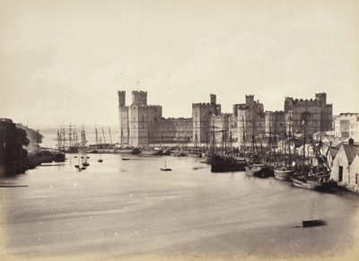 Castello di Carnarvon e foce del fiume (578) da Francis Bedford