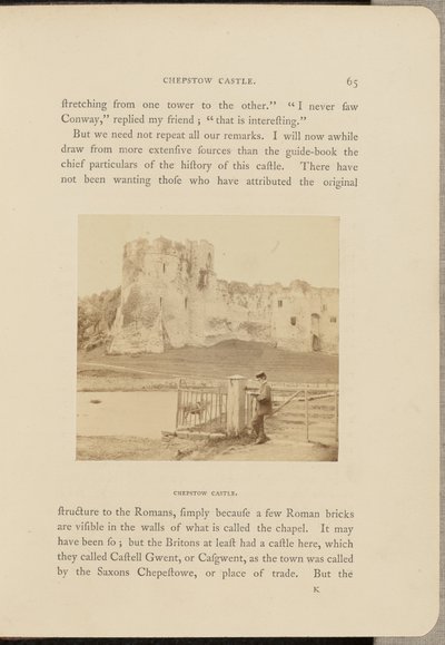 Castello di Chepstow da Francis Bedford