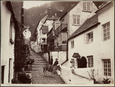 Clovelly, New Inn  Street da Francis Bedford