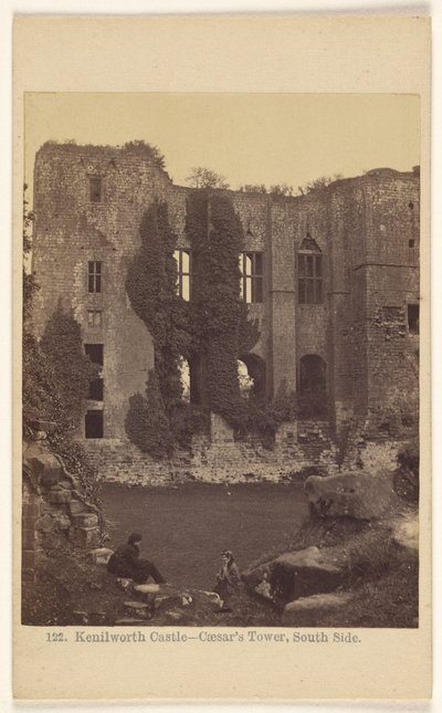 Castello di Kenilworth - Torre di Cesare, lato sud. da Francis Bedford