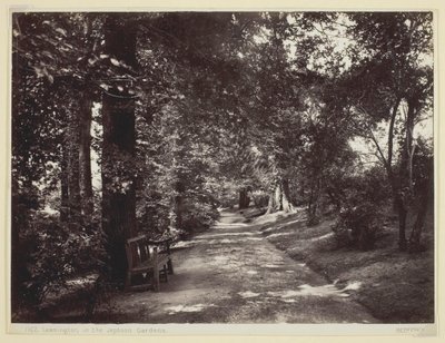 Leamington, nei Giardini Jephson, 1860-94 da Francis Bedford
